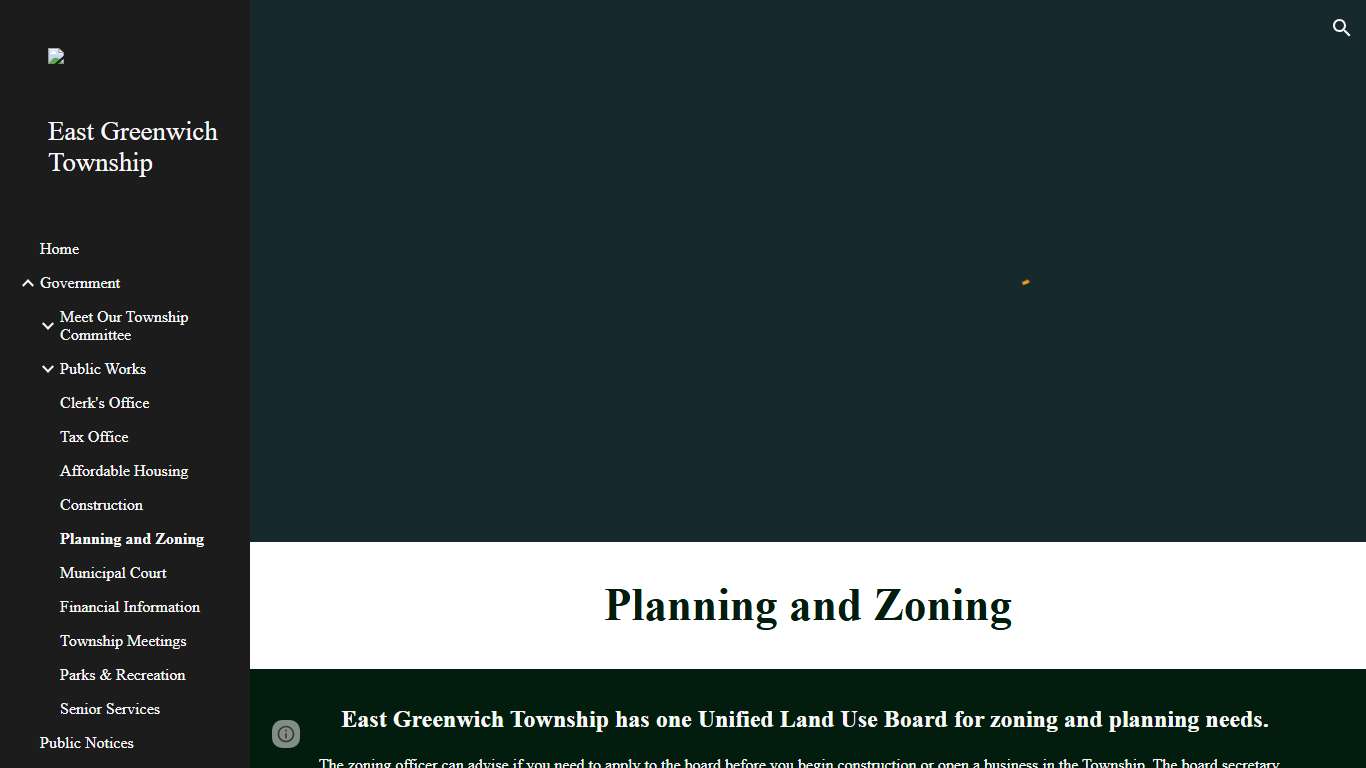 East Greenwich Township - Planning and Zoning